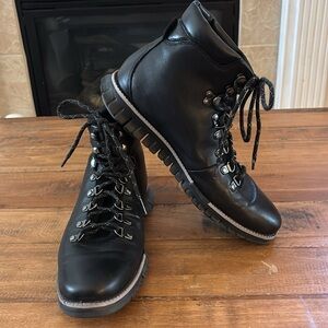 Cole Haan Black Boots ZeroGrand “C26254" Collection